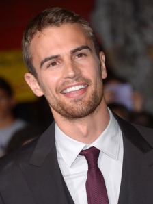 Theo James at the premiere of 'Divergent'