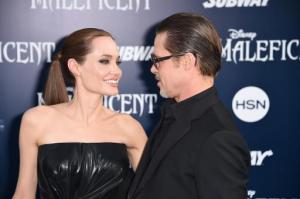  Robyn Beck/AFP/File Angelina Jolie and Brad Pitt arrive for the world premiere of Disney's "Maleficent" on May 28, 2014, at El Capitan Theatre in Hollywood, California 